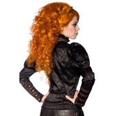 Steampunk-blouse met afneembare jabot