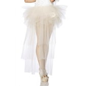 Tulle rok met rozen