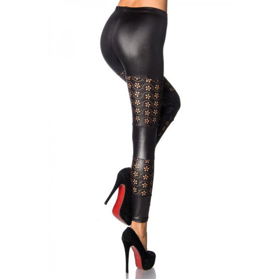 Legging met kantpatroon