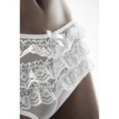 3-delige erotische set wit