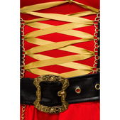 Sexy piratenkostuum rood