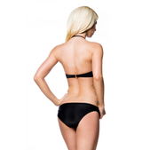 Push-up bikini zwart triangel