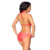 Push-up bikini rood