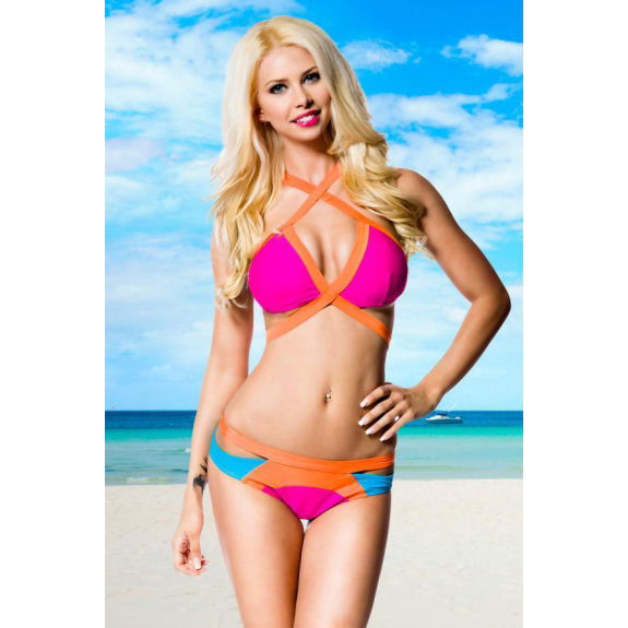 kleurrijke bikini