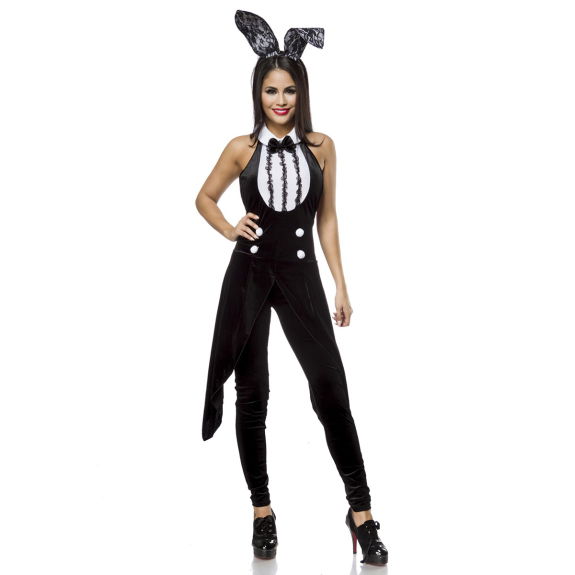 Sexy bunny kostuum open rug