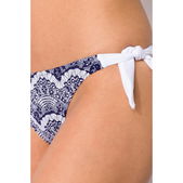 bikini wit kantpatroon