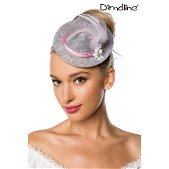 Dirndline mini hoed roze