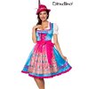 Premium Dirndl jurk roze/ blauw bloem Premium Dirndl jurk roze/ blauw bloem