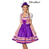 Premium Dirndl paars