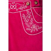 Traditionele rok met borduurwerk Roze