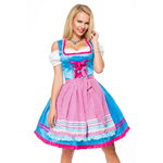 Dirndl met geruit schort
