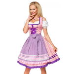 Dirndl met geruit schort