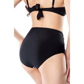 Vintage bikinibroekje sailor zwart/wit