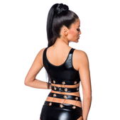 Wetlook set met manchetten